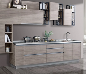 Boa qualidade móveis de cozinha da China armário de cozinha de aço inoxidável