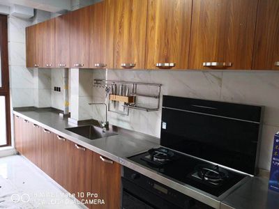 modular stainless steel kitchen cabinets design color